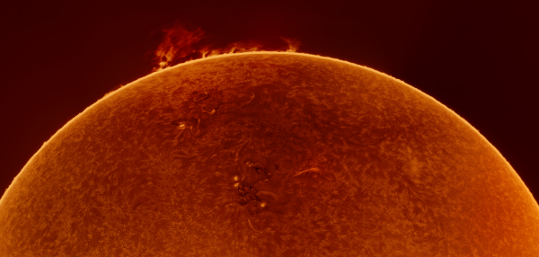 Large prominence 30.09.2025 - Astrophotography