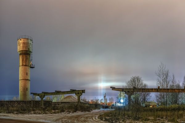 Light pillars - Astrophotography