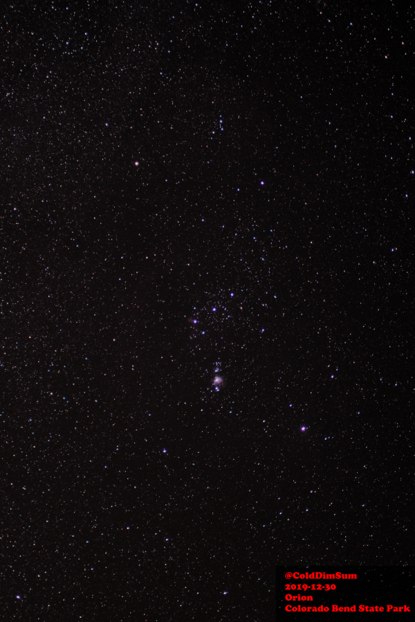 Orion Constellation - Astrophotography
