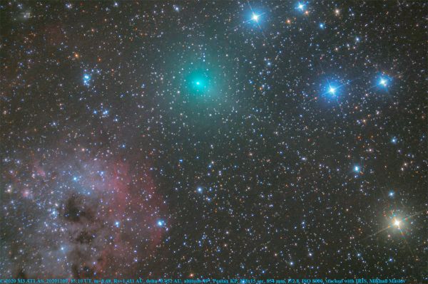 C/2020 M3 ATLAS near IC 410 - Astrophotography