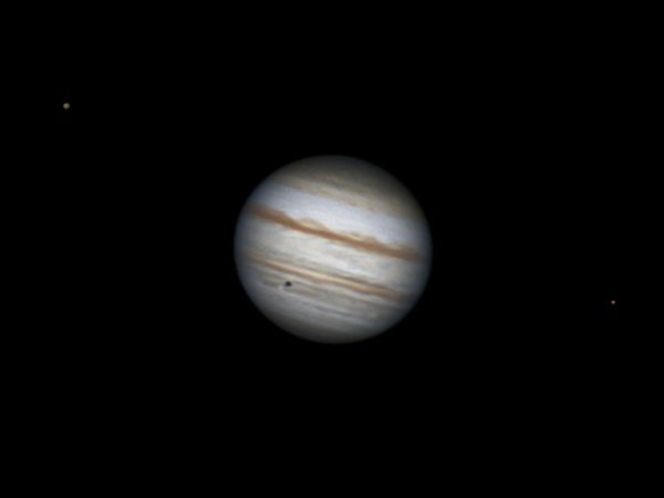 Jupiter, Ganymede, Europe and Io, 25.09.2022 - Astrophotography