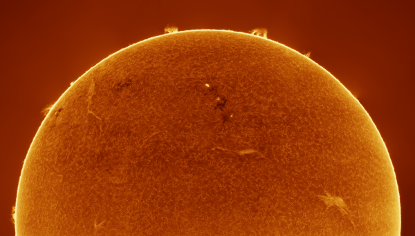 Panorama of solar activity 11.09.2025 - Astrophotography