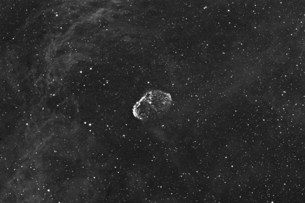 NGC6888 - The Crescent Nebula in Ha - Astrophotography
