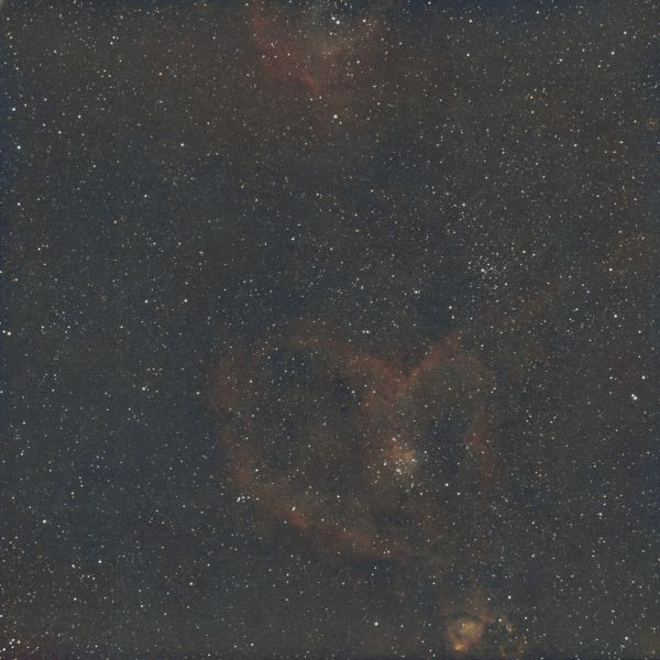 IC 1848 and IC 1805, the Soul Nebula and the Heart Nebula - Astrophotography