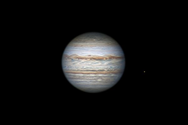 Jupiter and Io, 27.08.2022 - Astrophotography