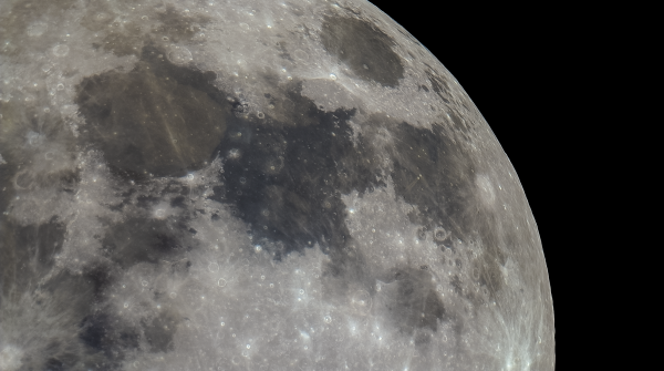 Moon on 09.01.2020. 6 seas. - Astrophotography