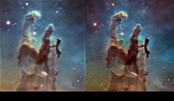 The Pillars of Creation, or what you can capture with a 102 mm refractor - Astrophotography