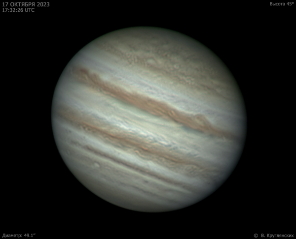 Jupiter. October 17, 2023 - Astrophotography