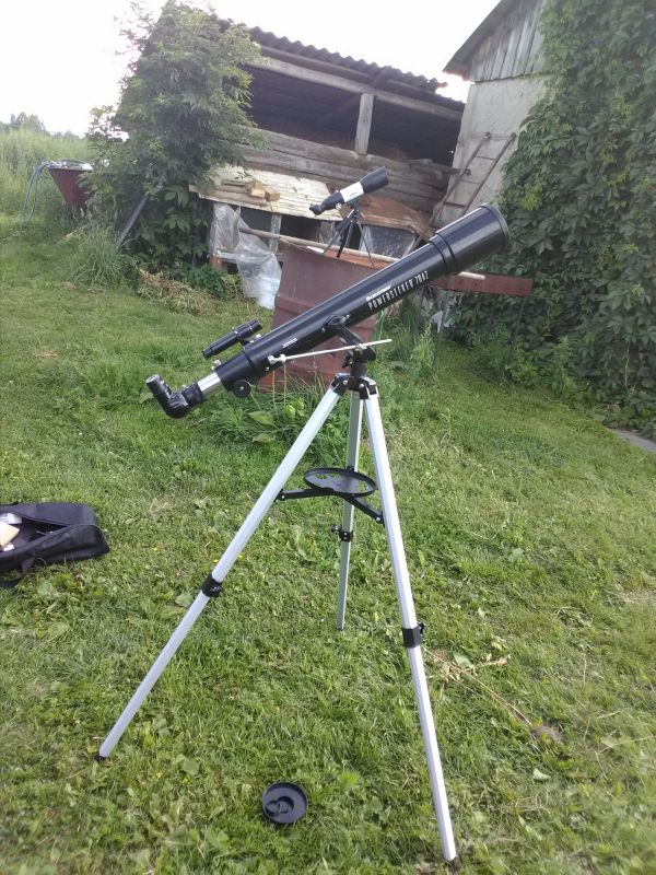 Celestron Powerseeker 70 AZ and Jiehe 350 70 - Astrophotography