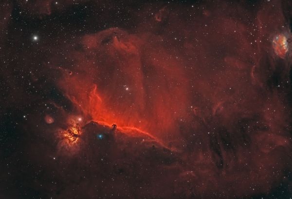 IC 434, NGC 2024 (Horsehead and Flame nebula) - Astrophotography