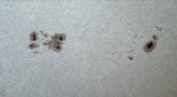 SPOT GROUP #2866 and #2868 - September 10, 2021 - Astrophotography