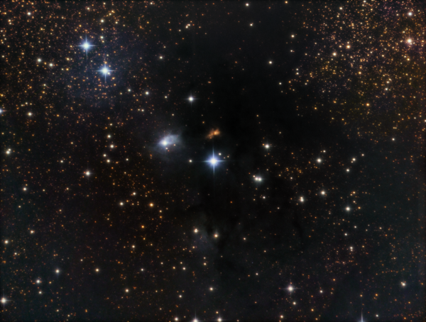 vdB 123, DG 153 in Serpens LRGB - Astrophotography