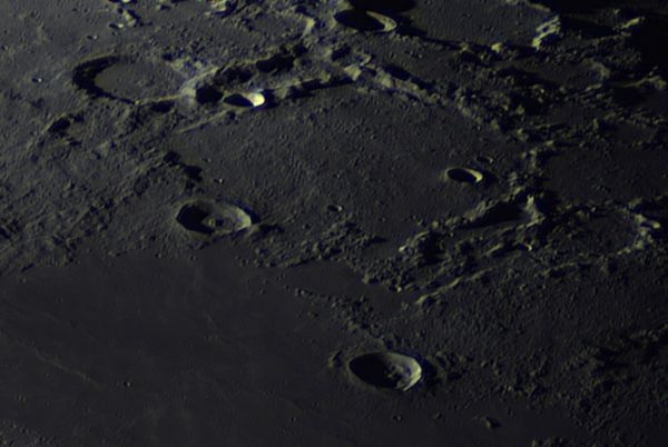 Mare Frigoris, crater Bond W. - Astrophotography