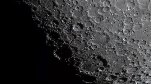 The Moon, vicinity of Tycho and Clavius craters. - Astrophotography