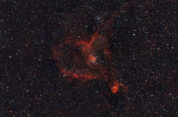 The Heart Nebula, IC 1805 - Astrophotography