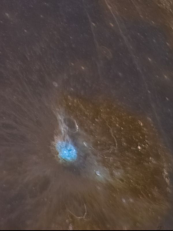 Aristarchus in Color - Astrophotography