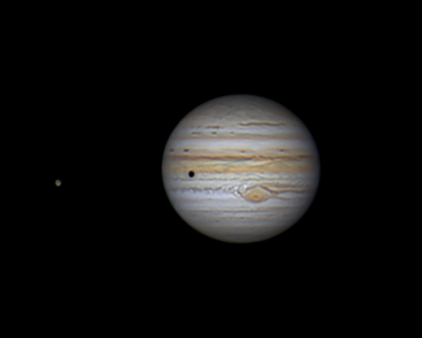 Jupiter and Ganymede - Astrophotography