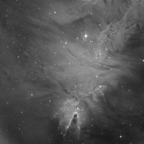 Fox Fur and Cone Nebula - Astrophotography