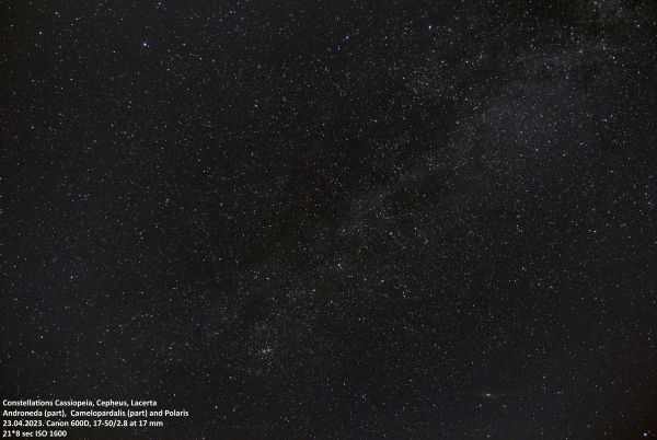 Cassiopeia, Cepheus and surroundings - Astrophotography