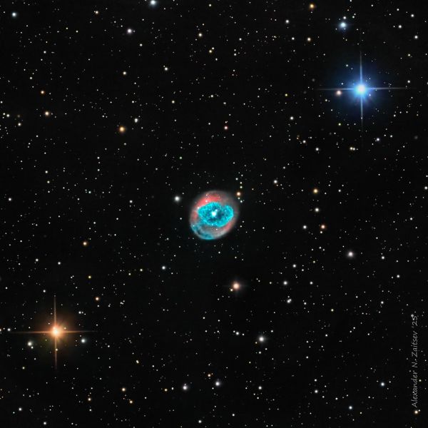 Abell 78 in Ha and OIII filters - Astrophotography