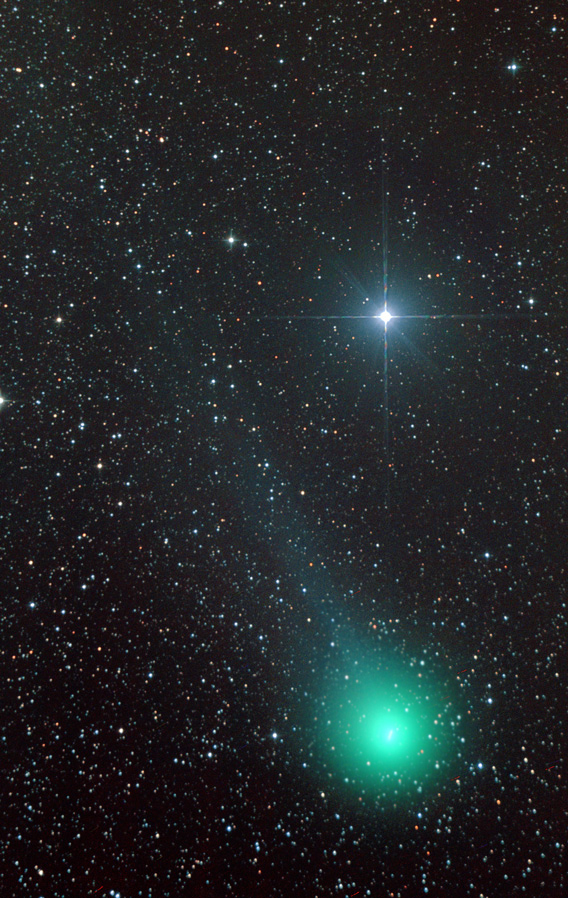 Comet C/2014 Q2 Lovejoy and Rho Ophiuchi 150314 - Astrophotography