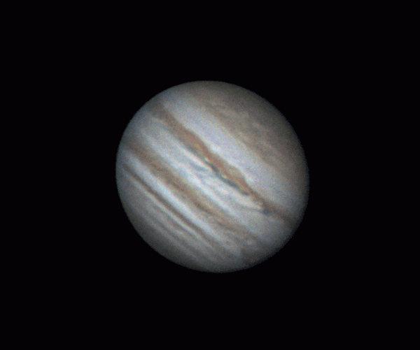 Rotation of Jupiter 07.10.2023 - Astrophotography