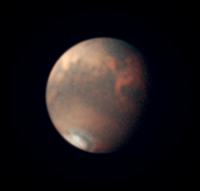 Mars, August 10, 2020, final processing version. - Astrophotography