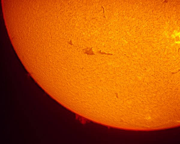 Sun (region) H-Alpha October 19, 2023 - Astrophotography