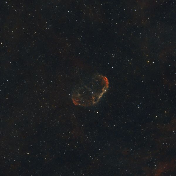 Crescent Nebula NGC6888 in Cygnus - Astrophotography