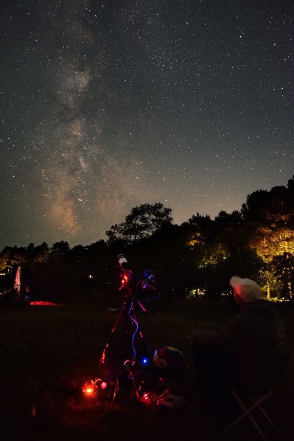 During the shooting process - Astrophotography
