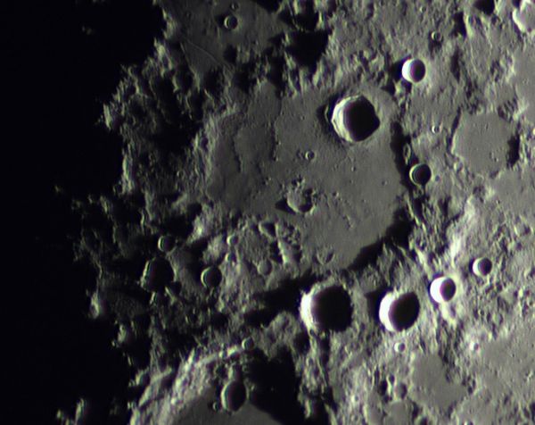 Hipparchus Crater and its Surroundings - Astrophotography
