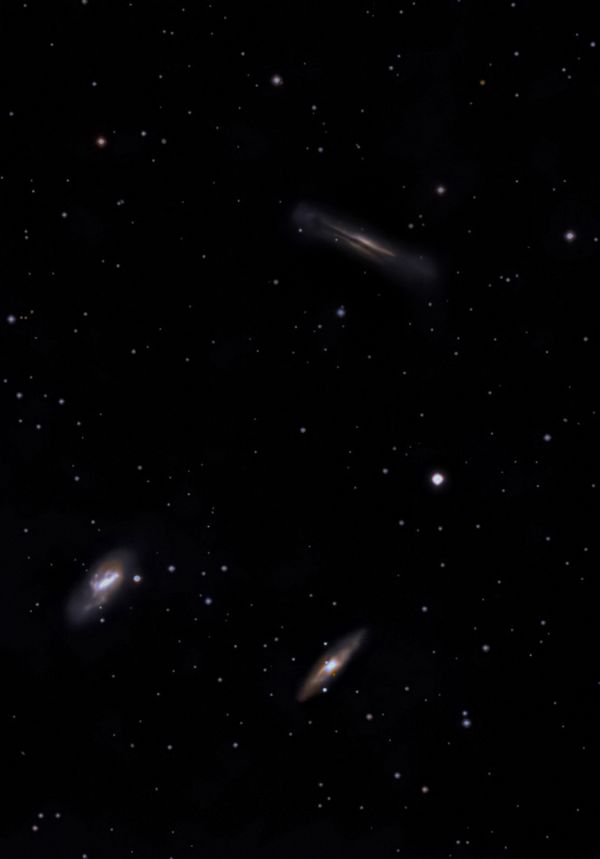 Leo Triplet (M65, M66 and NGC 3628) - Astrophotography