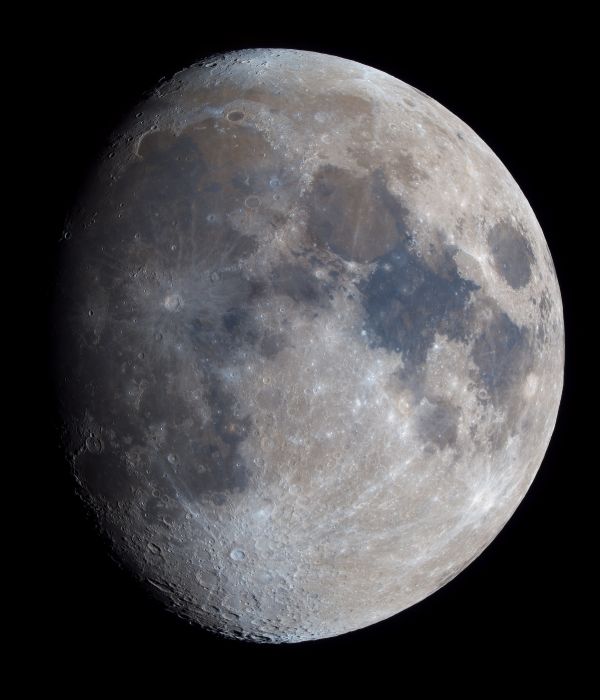 Moon 19.05.2024 (color channel overlay) - Astrophotography