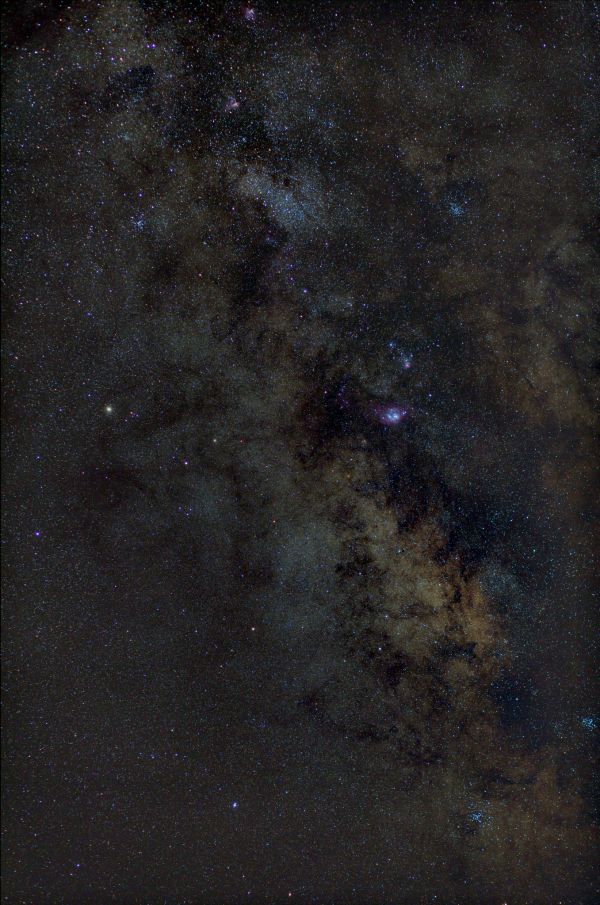 M8, M20, M16, M17 - Core of Milky Way - Astrophotography