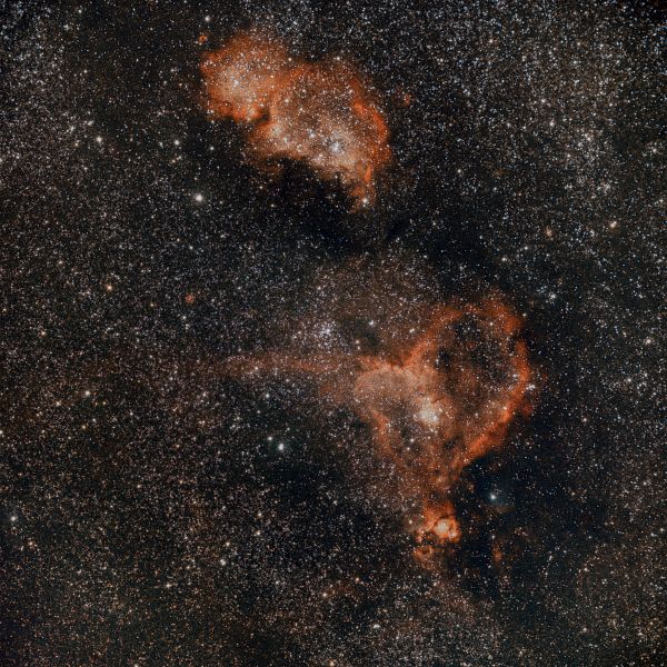 Heart and soul nebula - Astrophotography