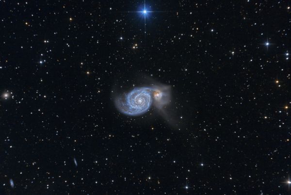 M51 - The Whirlpool Galaxy - Astrophotography