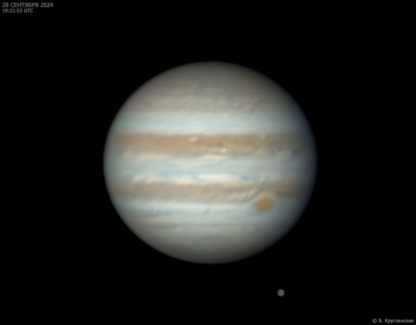 Jupiter and Callisto. - Astrophotography