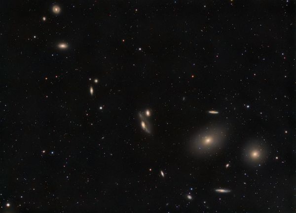 Markarian's Chain - Astrophotography