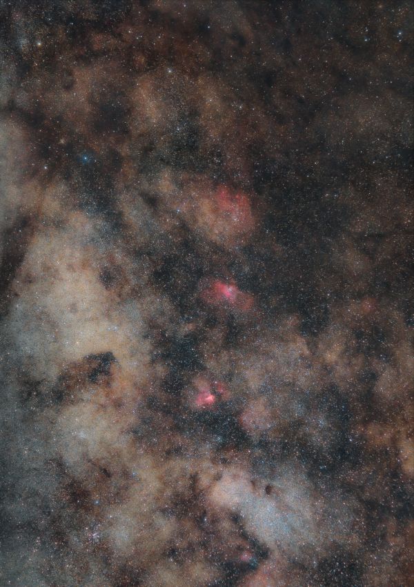 M16-M17 region - Astrophotography