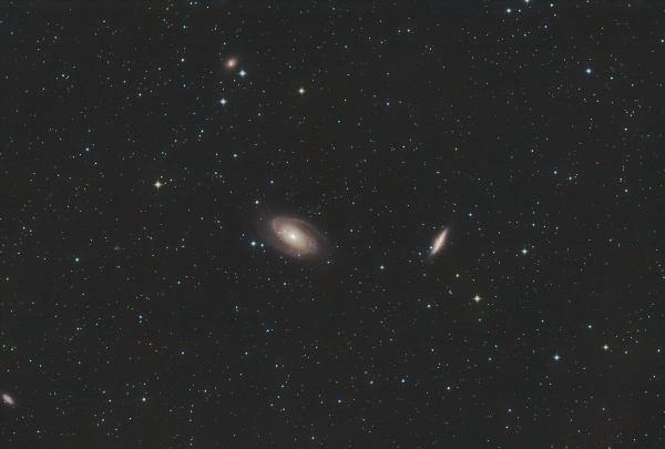 M81 Bode's Galaxy and M82 Cigar Galaxy - Astrophotography
