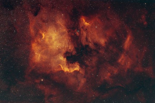 NGC 7000 North America and Pelican - Astrophotography