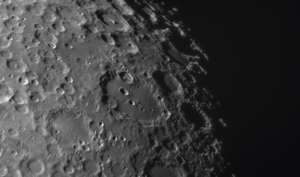Clavius Crater. Moon. April 14, 2019. - Astrophotography