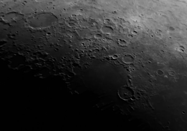 Vicinity of Mare Humorum. At F=-27%. 10.31.21. Crop. - Astrophotography