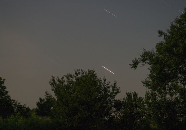 Starry landscape, Jupiter - Astrophotography