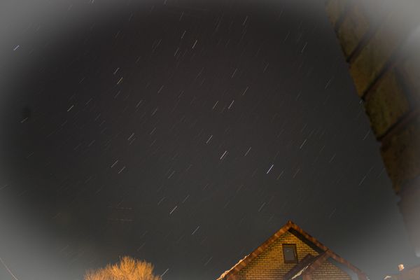 Star trails or an evening under the stars. - Astrophotography