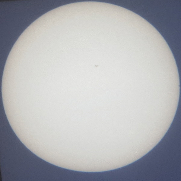 Mercury transiting the Sun - Astrophotography