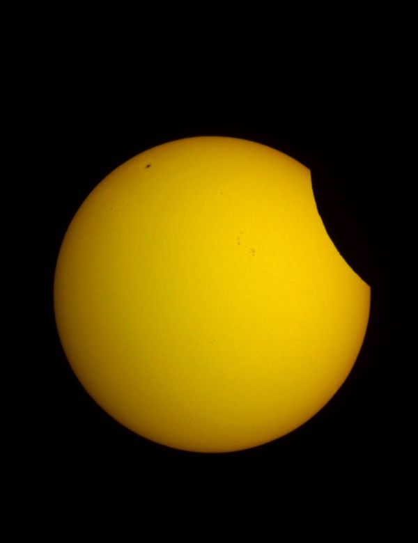 Partial solar eclipse - Astrophotography