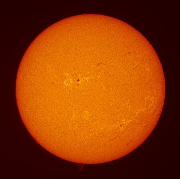 Sun in the Chromosphere on September 10 - Astrophotography