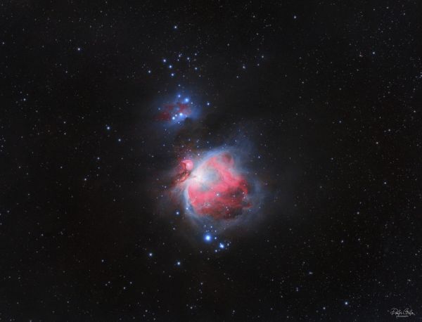 M42 Great orion nebula & running man nebula - Astrophotography