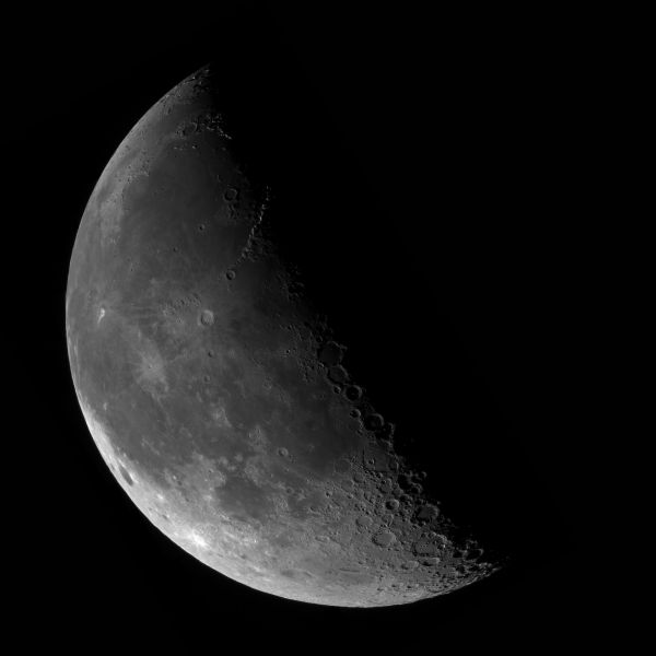 The Moon on the night of August 27, 2024. - Astrophotography